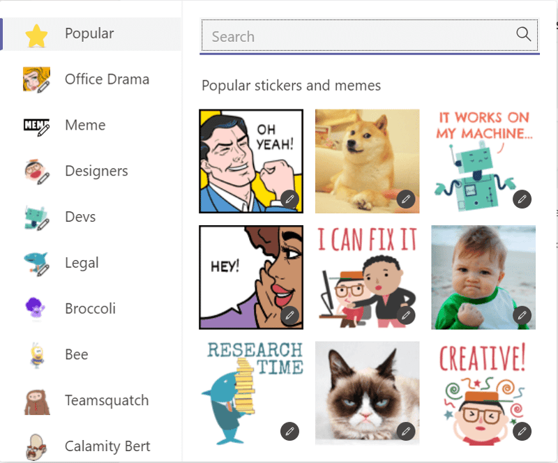 7 - Microsoft Teams stickers-1