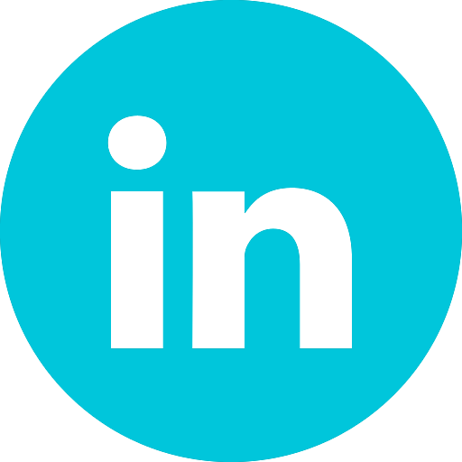 linkedin logo in blue