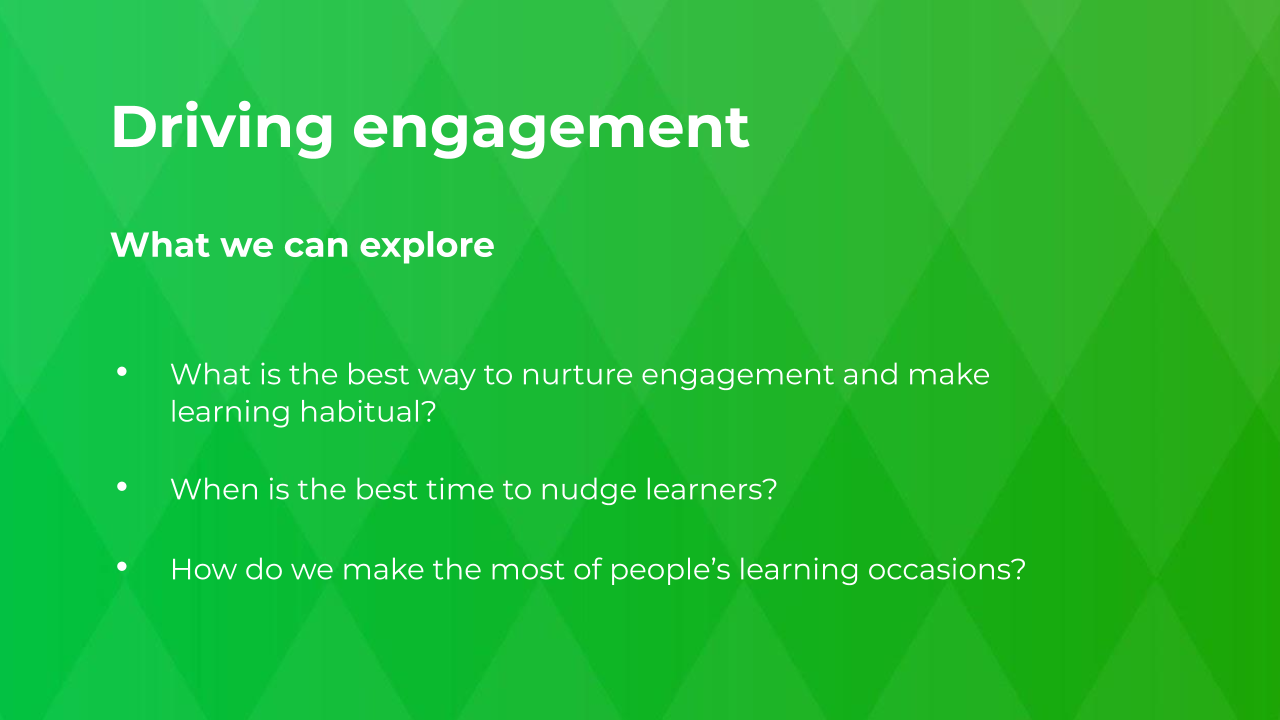 Driving engagement