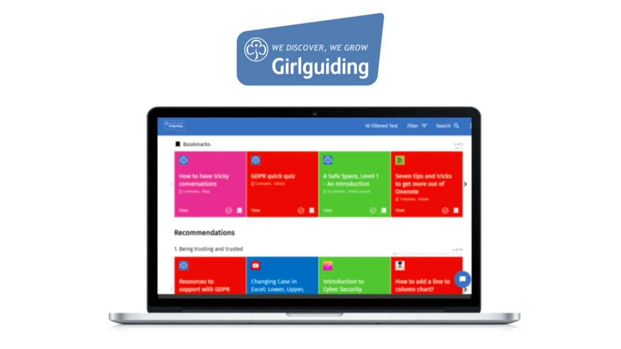 magpie user interface Girlguiding