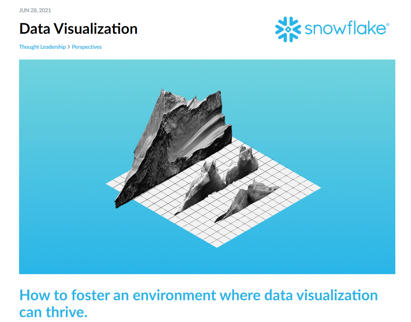snowflake-data-visualisation