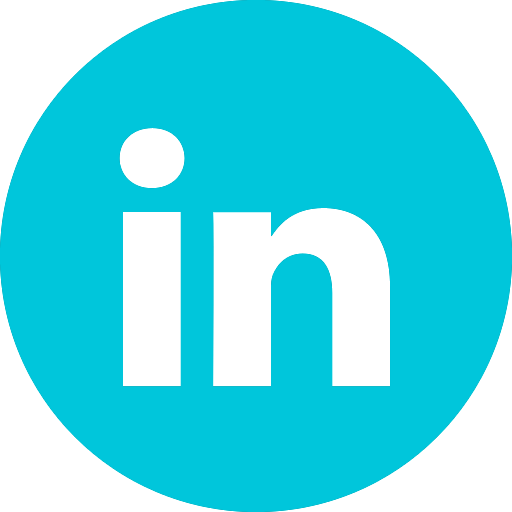 linkedin logo in blue